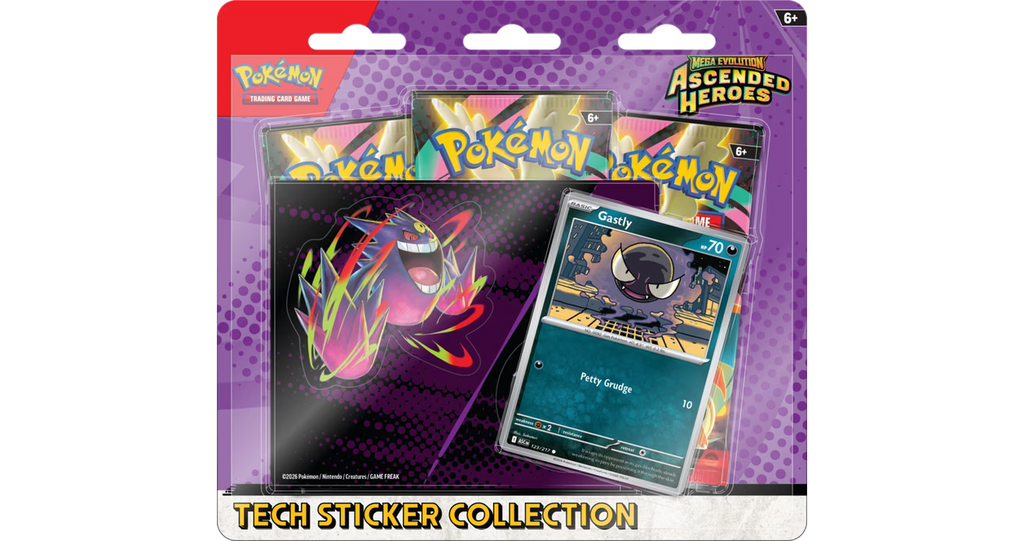 Mega Evolution: Ascended Heroes Tech Sticker Collection (Assorted)