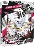 white flare binder collection