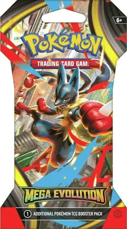 mega evolution sleeved booster pack
